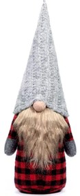 Tutumi Tutumi, Vianočný trpaslík 30cm YX055, šedá-červená, CHR-03009