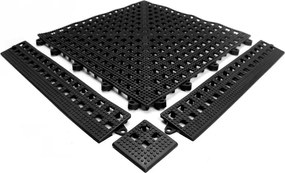 Variabilné ohybné protiúnavové dlaždice, 0,3 x 0,3 m, 9 ks