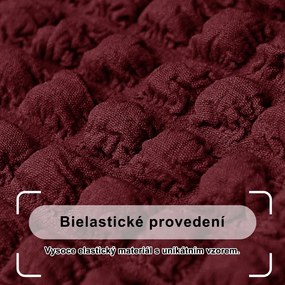 Látkový poťah na dvojmiestnu pohovku BestBerg / bordová