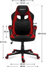 Herná stolička Force 2.5 Red Mesh