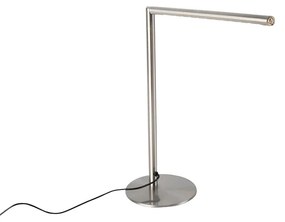 Moderná stolná lampa oceľ s dotykovým stmievačom vrátane LED - Douwe