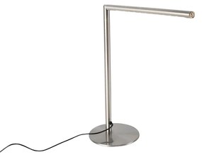 Moderná stolová lampa z ocele s dotykovým stmievačom vrátane LED - Douwe