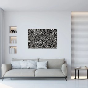 Obraz - Metalická abystrakcia (90x60 cm)