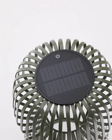 LED stolové vonkajšie svietidlo so stmievačom so solárnym panelom (výška 42 cm) Reiba – Kave Home