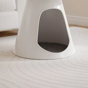 KONFERENČNÝ STOLÍK POPPY BIELY + MRAMOR