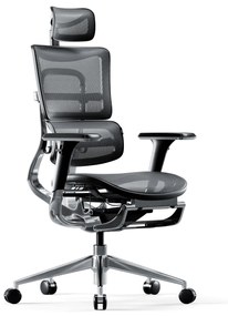 Kancelárska ergonomická stolička DIABLO V-MASTER: čierno-šedá Diablochairs