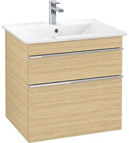 VILLEROY &amp; BOCH Venticello závesná skrinka pod umývadlo, 2 zásuvky, 603 x 502 x 590 mm, Nordic Oak, A92401VJ