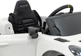 Elektrické autíčko Porsche Spyder RS 718 Lakier biele