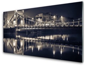 Obraz na akrylátovom skle Most architektúra 120x60 cm