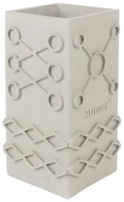 Svetlosivá váza z betónu Graphic – Zuiver