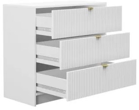 Komoda TIRENO 75x80 cm biela