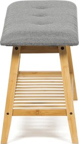 Bambusový botník prírodný DR-N1012 GREY2