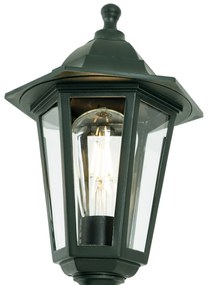 Klasická vonkajšia lampa tmavozelená 217cm 3-svetlá IP44 - New Haven