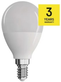 EMOS LED žiarovka Classic Mini Globe, E14, 8W, neutrálna biela