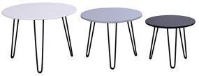 Súprava 3 odkladacích stolíkov Bonami Selection Fabio White