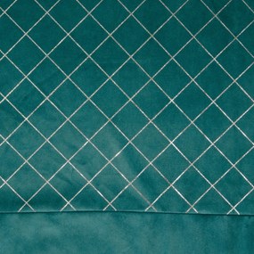 ZATEMŇOVACÍ ZÁVES NA KRÚŽKOCH HAZEL 140X250 CM TYRKYSOVÁ