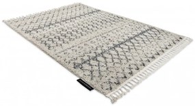 Dywany Łuszczów, Kusový koberec Berber Agadir G0522 cream and grey, 160x220, béžová, obývacia izba