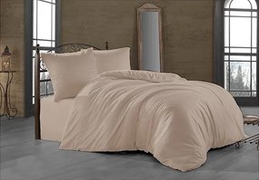 Brotex Obliečky Satén 140x220/70x90cm bežové