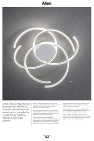 Redo 01-2748 - LED Stmievateľné stropné svietidlo ALIEN LED/75W/230V 3000K biela