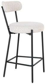 Biela barová stolička (výška sedadla 65 cm) Badalona – House Nordic
