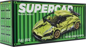Stavebnica auta SUPERCAR No.J2007 zelená - 470 dielikov