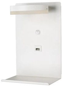 LED Nástenné svietidlo s nabíjačkou COMPACT LED/4W/230V