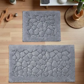 Sada kúpeľňových koberčekov BOSTON 10 sivá