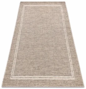 Koberec šnúrkový SIZAL BOHO 46201051 Ramka béž
