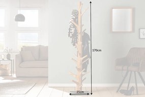 Stojan na kabáty Strom 170cm prírodný