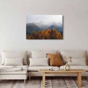 Obraz - Výhľad na hrebene hôr (90x60 cm)