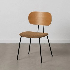 Jedálenská stolička v hnedej a prírodnej farbe v súprave 4 ks Cleo – Ixia