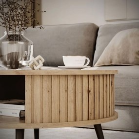 OKRÚHLY KONFERENČNÝ STOLÍK MATTIAS DUB ARTISAN