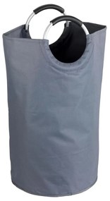WENKO 3440803100 - Kôš na prádlo JUMBO 38x72 cm antracit/strieborná/čierna