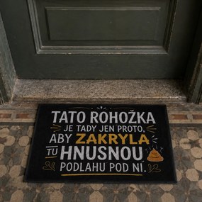 Mercury Flooring, Rohožka Hnusná podlaha 40x60 cm, 40x60, čierna