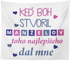 Sablio Deka Keď Boh stvoril manželov: 150x120 cm