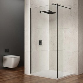 Gelco Gelco, VARIO GOLD MATT jednodielna sprchová zástena na inštaláciu k stene, 8mm matné sklo, 900 mm, zlatá matná, GX1490-01