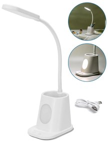 Aigostar - LED Stmievateľná nabíjacia stolná lampa LED/2,8W/5V 1800mAh 3000/5000K biela