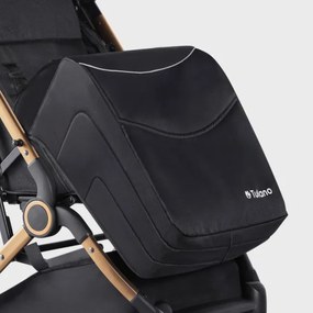 Športový kočík Milan 35 čierny / zlatý
