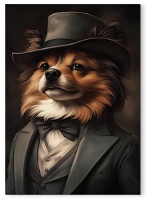 drevko |  Obraz Pomeranian v obleku