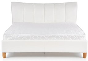 Posteľ Sandy 160 biela/buk