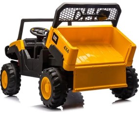 Elektrické autíčko CAT 60W/7500 mAh žltá/čierna + DO