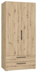Šatníková skriňa MARO 100x213 cm dub artisan