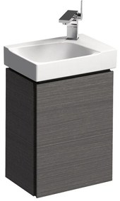 GEBERIT Xeno2 závesná skrinka pod umývadielko, 1 dvierka, 380 x 265 x 525 mm, šedá scultura/štruktúrovaný melamín, 500.502.43.1