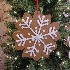 DECOLED Perníková vločka, priemer 25,4 cm