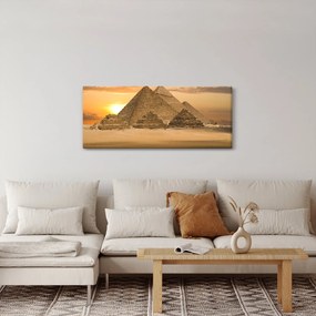 Obraz - Pyramídy (120x50 cm)