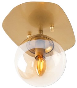 Stropné svietidlo Well II zlaté/číre