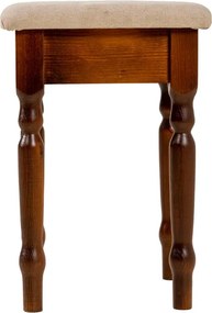 Rohový jedálenský komplet N2, orech / béžová aston 22