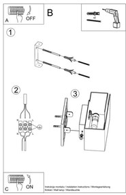 Nástenné svietidlo PIEGARE 1xG9/40W/230V