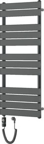 Mexen Ceres, elektrické vykurovacie teleso 1200 x 500 mm, 600 W, antracitová, W111-1200-500-2600-66