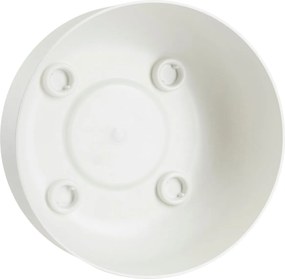 Plastový květináč na nožičkách TERRA 14,4x29,7 cm krémový